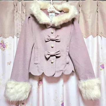 Ank Rouge 숏코트 핑크