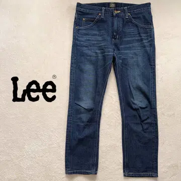 Lee 스트레이트 데님 슬림핏 인기 인디고 블루 30인치 M