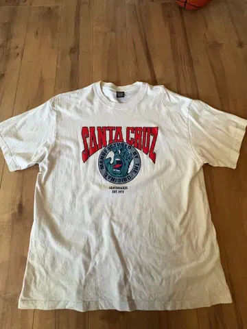 SANTA CRUZ XL 화이트 T셔츠