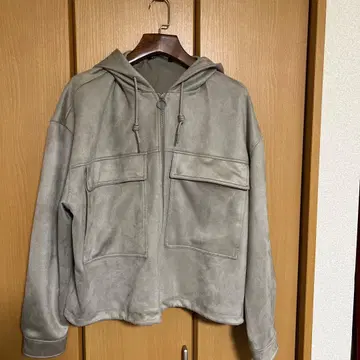 ZARA 그레이 후드 부착 후드티 XL