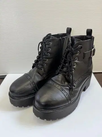 요스케[미끄럼 방지 밑창] 레이스업 부츠 26cm