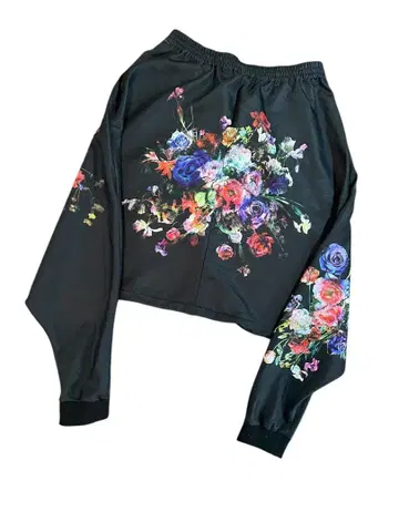 Y2K CIVARIZE 꽃무늬 사루엘 저지 사이즈 46 장미 패턴