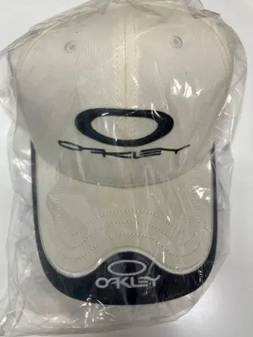 [ 새상품 미사용 ] OAKLEY 화이트 캡 백 스트랩 조정 가능