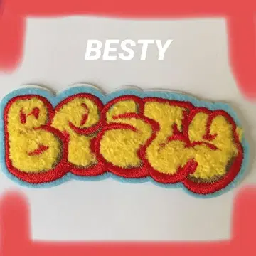BE:FIRST 모코모코 자수 스티커 'BESTY'