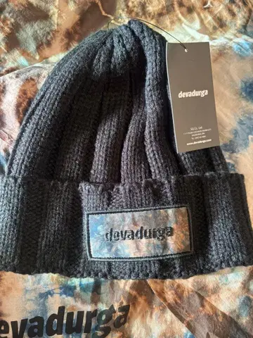 devadurga 블랙 니트 모자 미사용 새상품