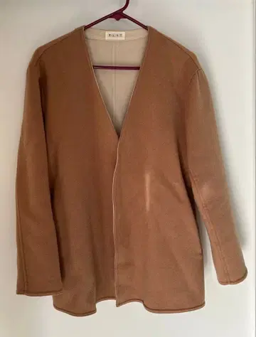 PLST 새상품급 라이트 브라운 가을 코트 긴팔