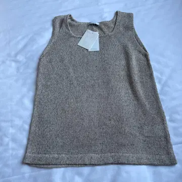 저널 스탠다드 멜란지 슬리브리스 니트