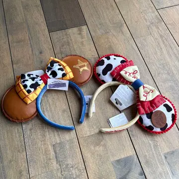 상하이 디즈니랜드 토이스토리 [우디][제시] 머리띠 2개