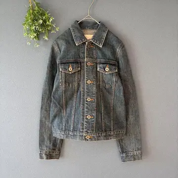 마토코테디안 [M] 성숙 캐주얼 가을 스타일 럭셔리 면 100 데님 자켓