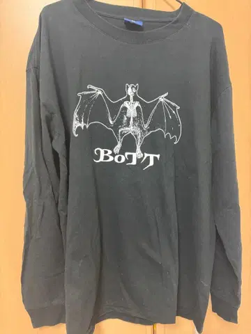 BOTT 봇 로고 롱티 XL X-ray 렌트겐 박쥐