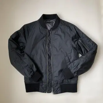 유니클로 블랙 MA-1 플라이트 자켓 XS