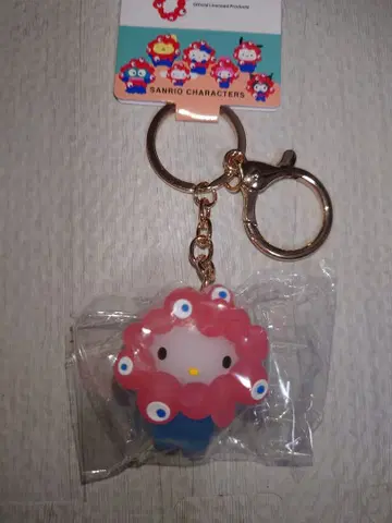 만박 한정판 산리오 나리키리 미야쿠미야쿠 키티 키체인