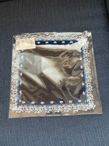 새상품 긴자와 레이스점 네이비 타월 손수건 ANA 오리지널 기내 판매