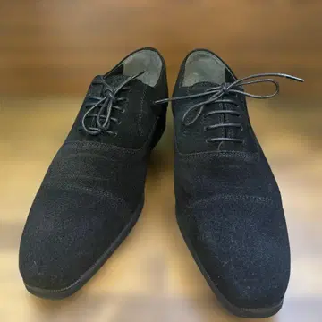 정장 셀렉트 블랙 스웨이드 드레스 슈즈 25cm