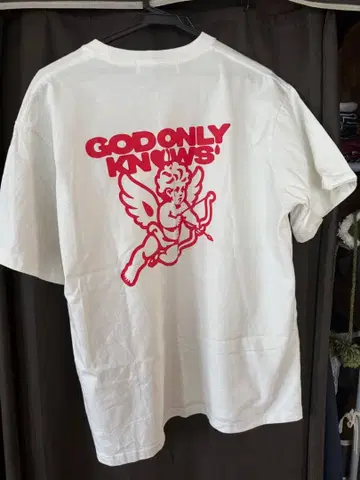 이와타 타카노리 GOD ONLY KNOWS 화이트 T셔츠 S 사이즈