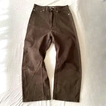 [ 저널 스탠다드 ] 스트레이트 와이드 팬츠 면 팬츠 면 혼방 36