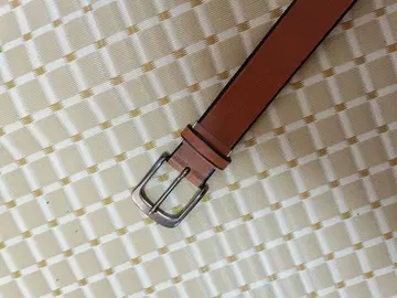 브라운 벨트 메탈 버클