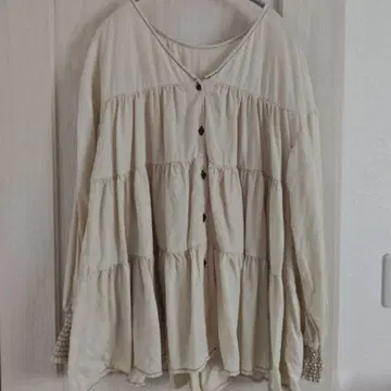 글로벌 워크 세코 에어리 릴랙스 데님 블라우스