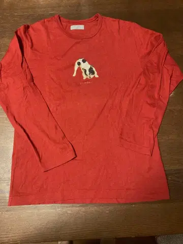 시모사코 히데키 powder 프렌치 불독 긴팔 티셔츠