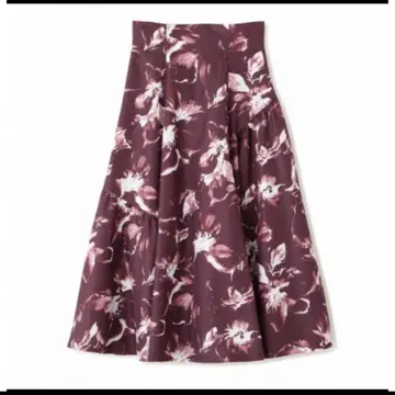 B0897 PROPORTIONBODYDRESSING 블러 플라워 스커트