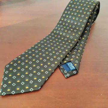 크리켓 기하학 패턴 넥타이 일본제
