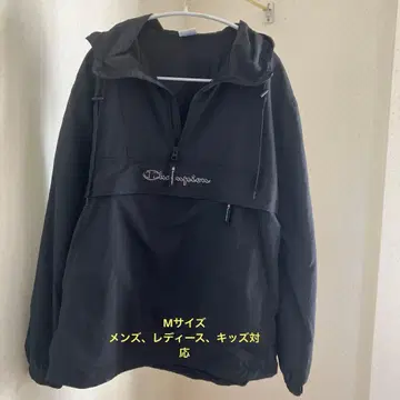 [ Champion ] 빈티지 후드 부착 풀오버 M