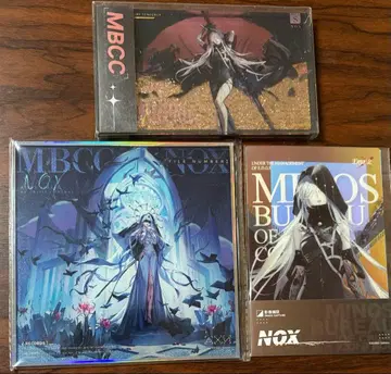 무기미도 글리터 아크릴 스탠드 아크릴 색지 클리어 카드 NOX 세트