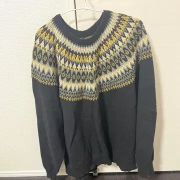 노르딕 무늬 스웨터 XL