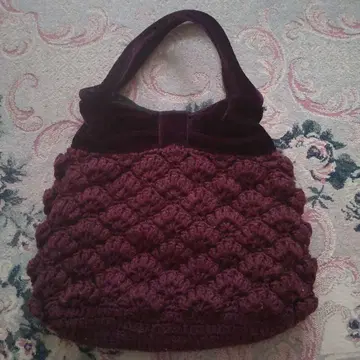 다크 퍼플 짜임 백