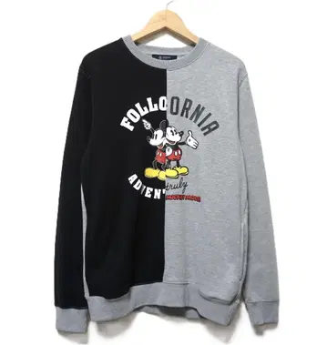 나노 유니버스 별주 디즈니 콜라보 맨투맨 M 미키 리메이크