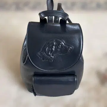 키타무라 키타무라 개 도그 엠보싱 로고 가죽 럭색