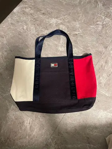타미힐피거 토트백 컬러 블록
