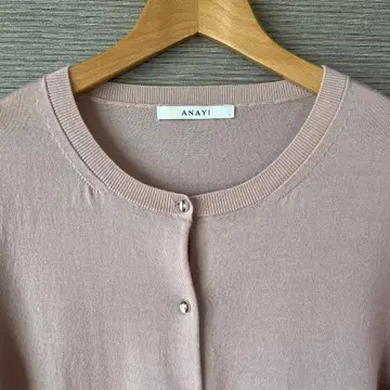 ANAYI 긴팔 가디건 핑크