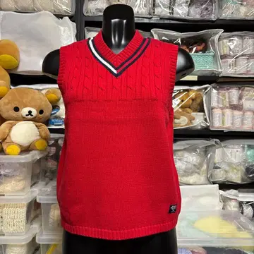 TOMMY 타미힐피거 V넥 코튼 소재 사이즈 S/P