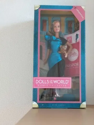 바비 인형 새상품 월드 오브 돌 레어 아르헨티나