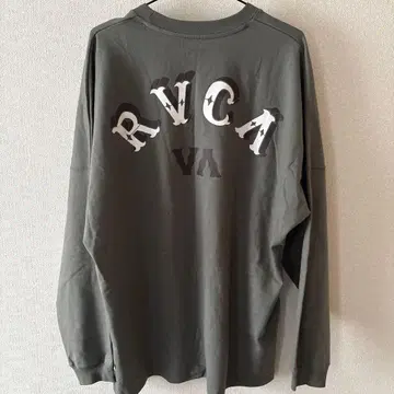 [무라사키 스포츠 별주] RVCA/루카 오버 사이즈 롱 T L 자수
