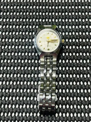 SEIKO 5 자동 와인딩 손목시계 실버 여성용