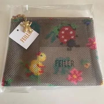 좋은 패턴 페이러 하이디 메쉬 파우치 베이지 S