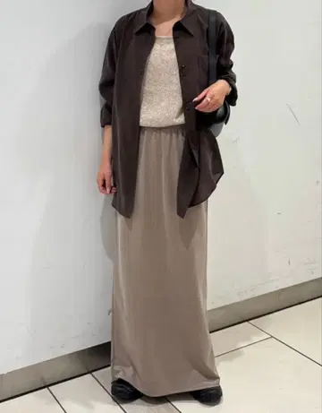 저널 스탠다드 피브릴 큐프라 저리 맥시 스커트