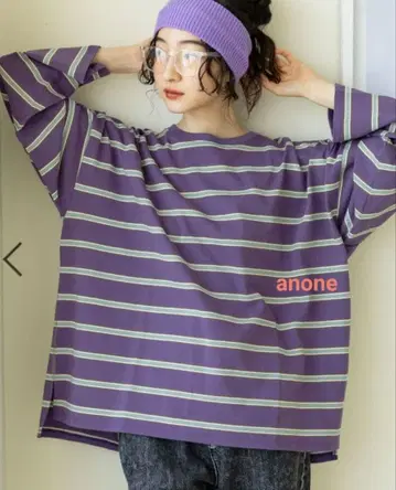 새상품 니코앤드 niko and - COLOR 마이스터론 TEE 퍼플 L