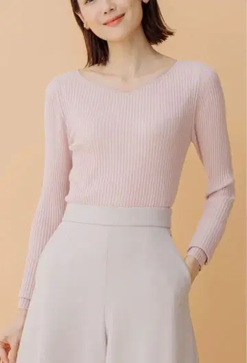 쿠미쿄쿠 하트넥 니트