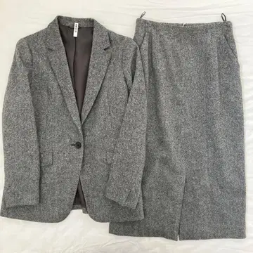 아오야마 앵커우먼 셋업 여성용 스커트 자켓 7 S