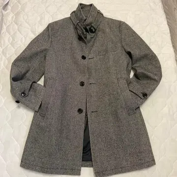 남성용 비기 MEN'S BIGI 라이너 포함 체스터 코트 헤링본