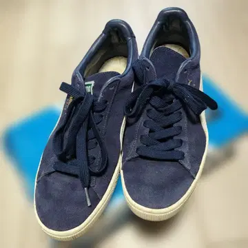 PUMA 스웨이드 스니커즈 네이비 28cm 새상품급 즉시 구매 OK