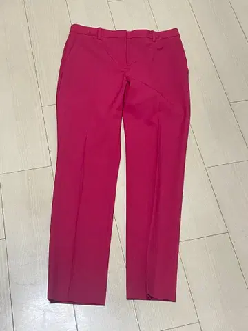 Theory 핑크 슬랙스 사이즈 0 팬츠 슬림 레그