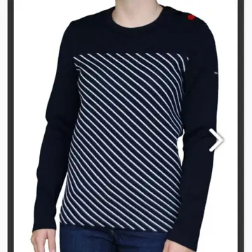 레어 세인트 제임스 SAINT JAMES 보더 니트 프랑스제