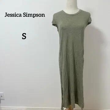 제시카 심슨 올리브 티셔츠 원피스 S