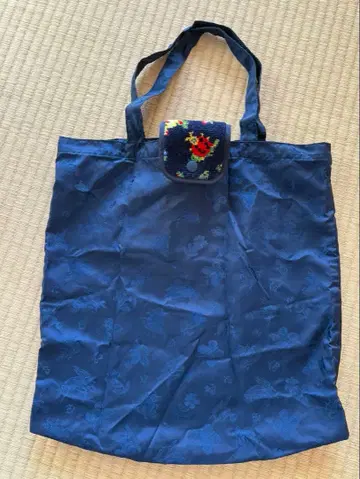 [ 새상품급 ] FEILER 하이디 자카드 휴대용 백 네이비