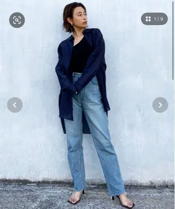 CREDONA 크레도나 컷오프 스트레이트 데님 0