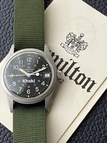 해밀턴 손목시계 카키 9365 블랙 33미리